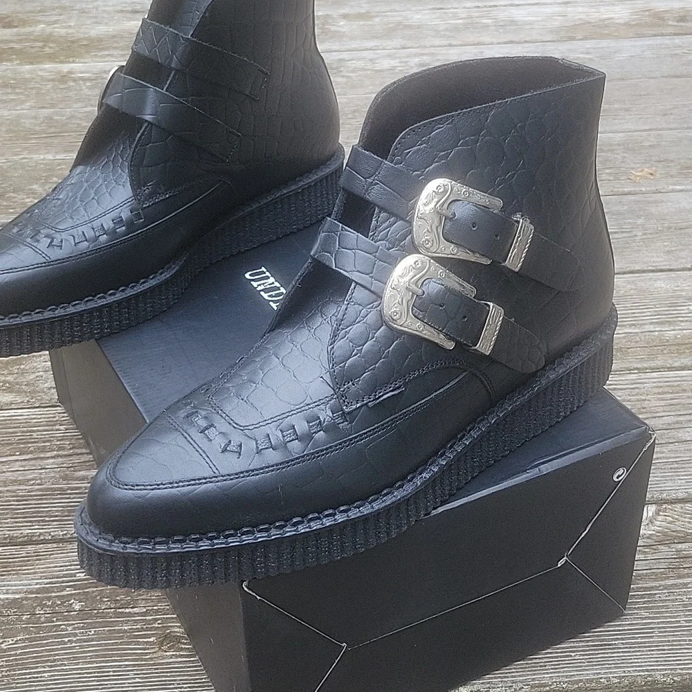 Underground Original Bowie Creeper Single Sole Leather Boot